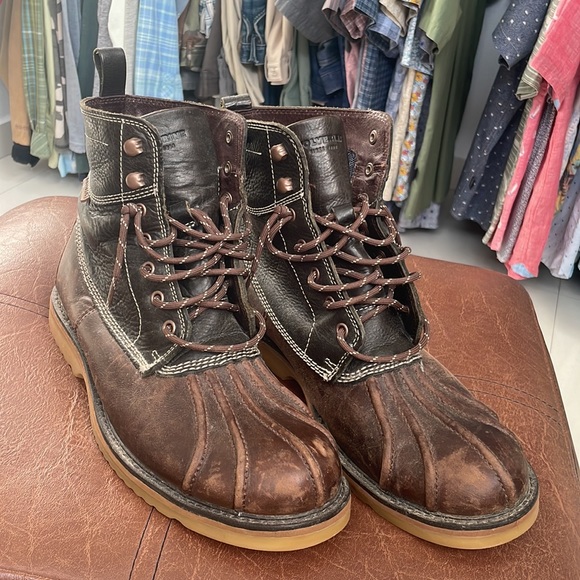 Wolverine Duck boots / waterproof premium leather boots EUC
